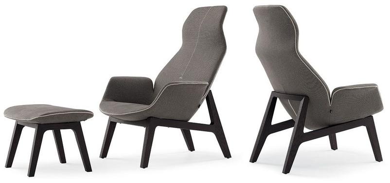 Poliform Кресло из ткани с подголовником Ventura sun-id-1457074 - Вид №10