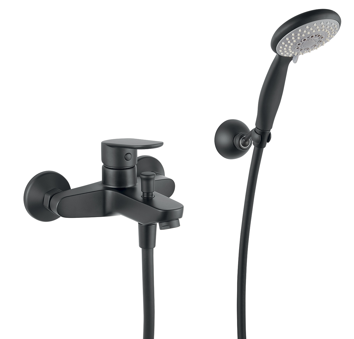 81NN8150 Смеситель для ванны , черный Fiore Kevon  - Вид №1