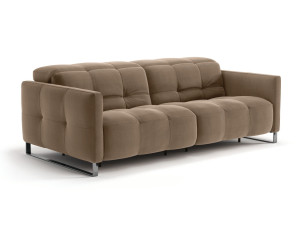 Тканевый диван с откидной спинкой с электрическим движением