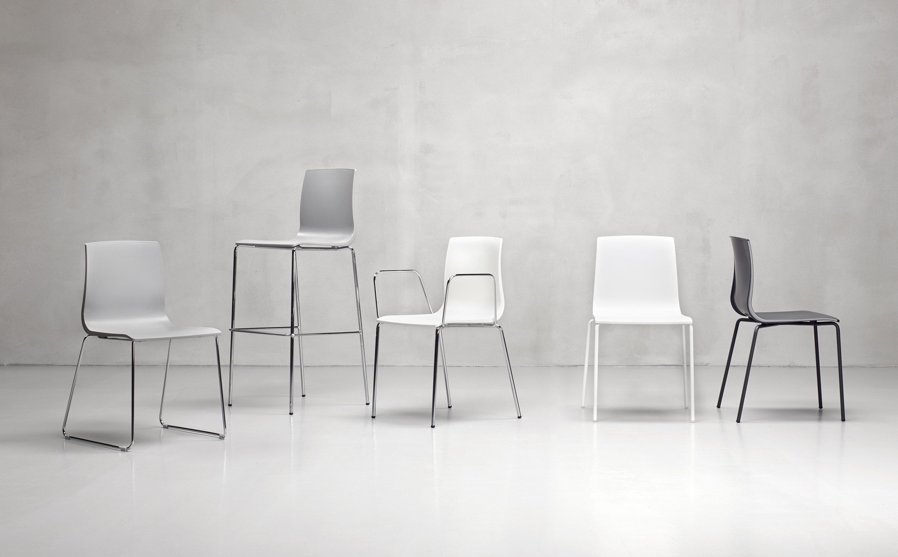 Высокий стул из инженерного пластика S-CAB Алиса ARCH-00099082 - Вид №2