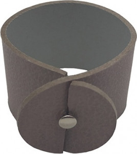 10646802 ADJ Набор колец для салфеток 4шт, кожа, цвет-пепельная роза Кожа искусственная