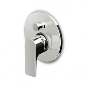 ZWN134 - R99684 Смеситель для ванны и душа, однорычажный, с переключателем. <br> Картридж с ограничителем расхода и температуры. Zucchetti Wind