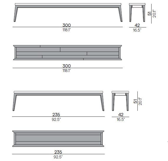 Садовая скамейка из ткани и тика MANUTTI Sunrise ARCH-00133263 - Вид №4