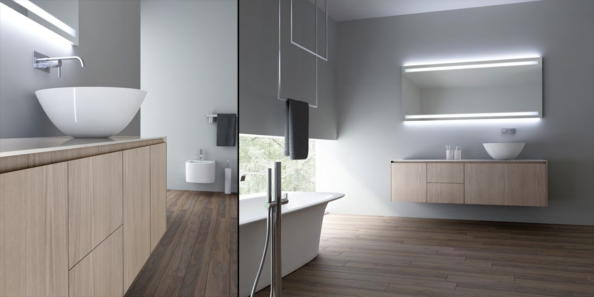 Комплект мебели №38 182,4 см Antonio Lupi PIANA Antoniolupi 38PIANA - Вид №2