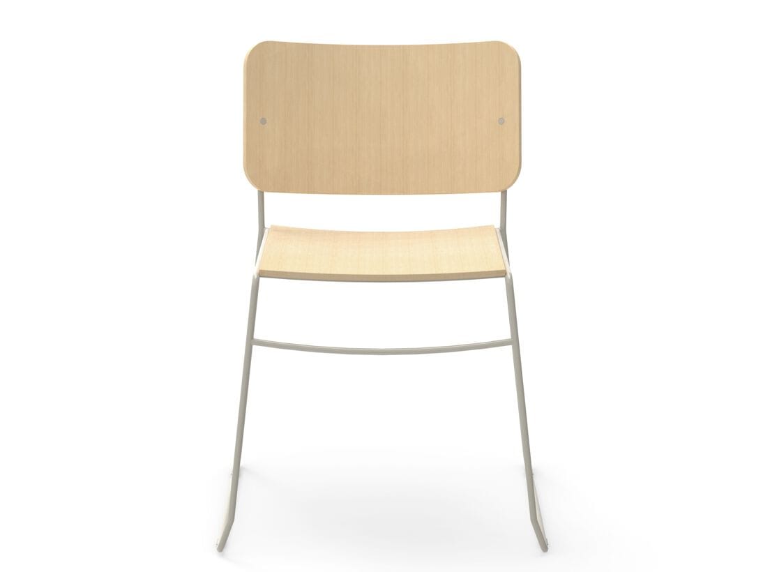 Стул из стали и ясеня Billiani Button Down ARCH-00145849