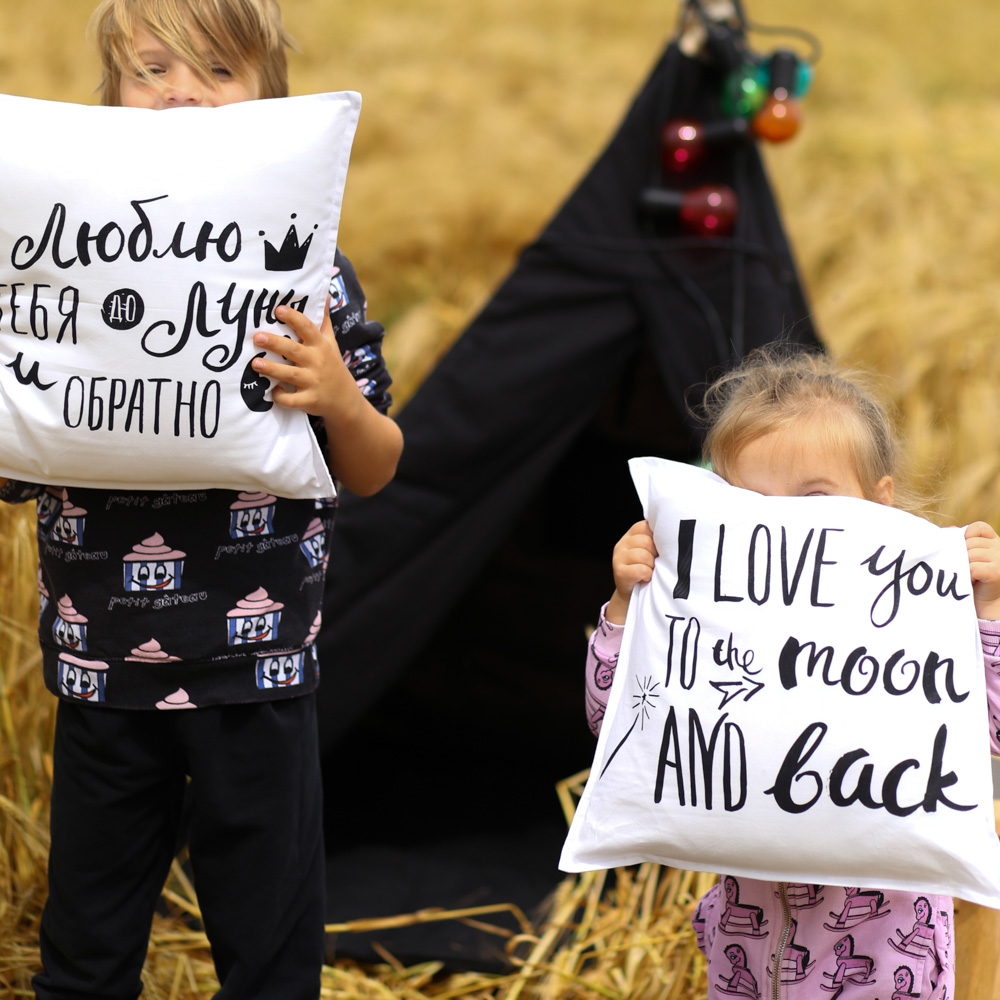 Наволочка Люблю Тебя VAMVIGVAM  281799 Белый;черный Santreyd  - Вид №7