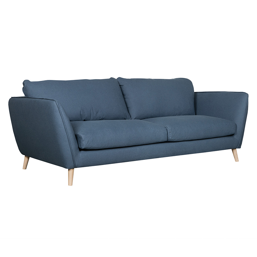 Диван Stella, трехместный, голубой Sits S1648 - Вид №2