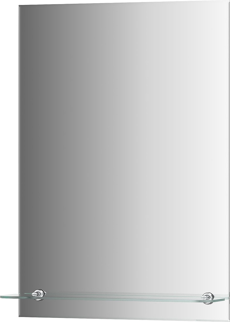 BY 0504 Зеркало с фацетом 5 mm и полочкой 50 cm EVOFORM Attractive