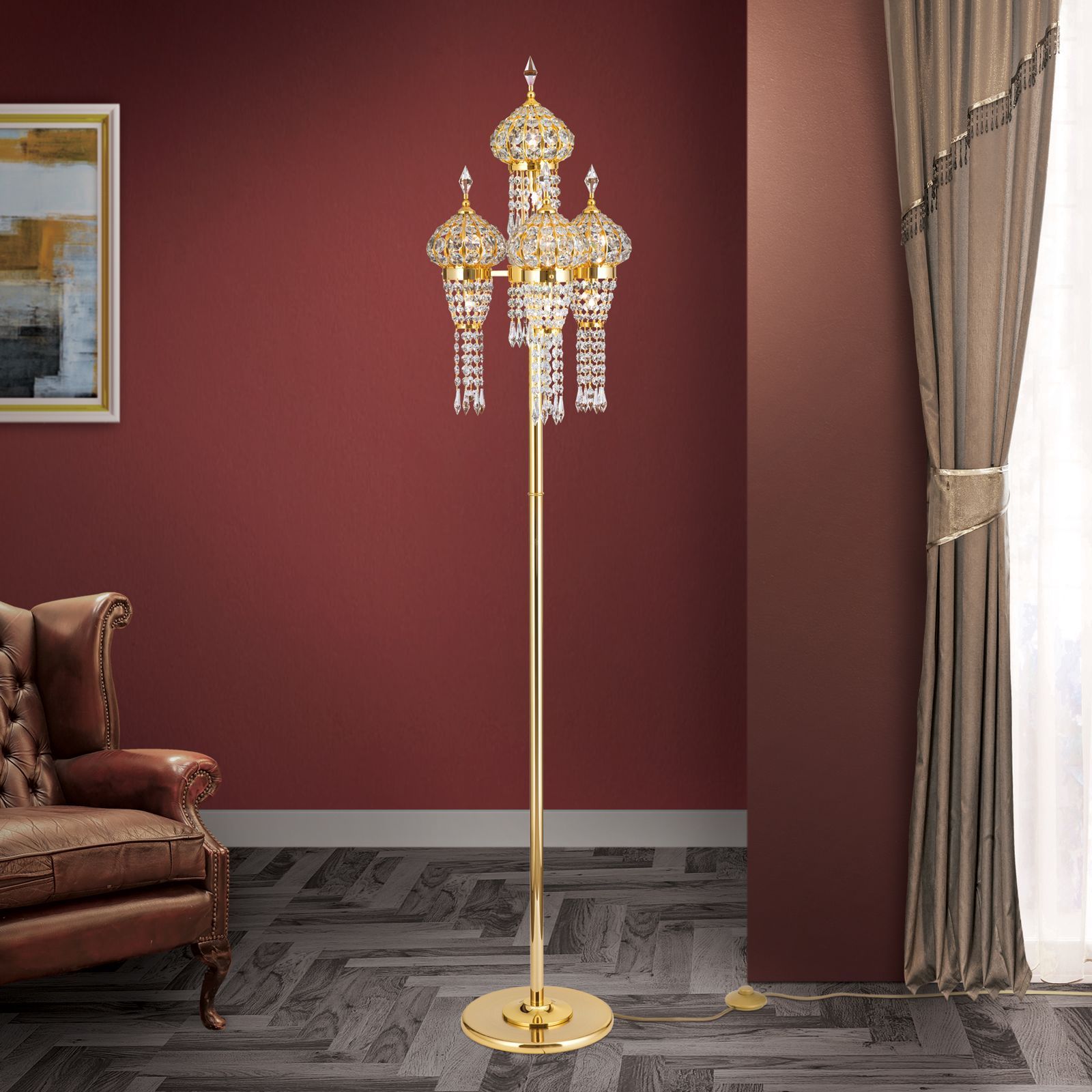 Торшер с кристаллами Orion Oriental ARCH-00084156 - Вид №2