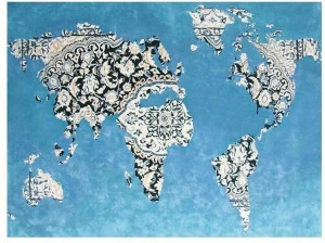 Cappellini Ковер из новозеландской шерсти и вискозы  Mcp_7