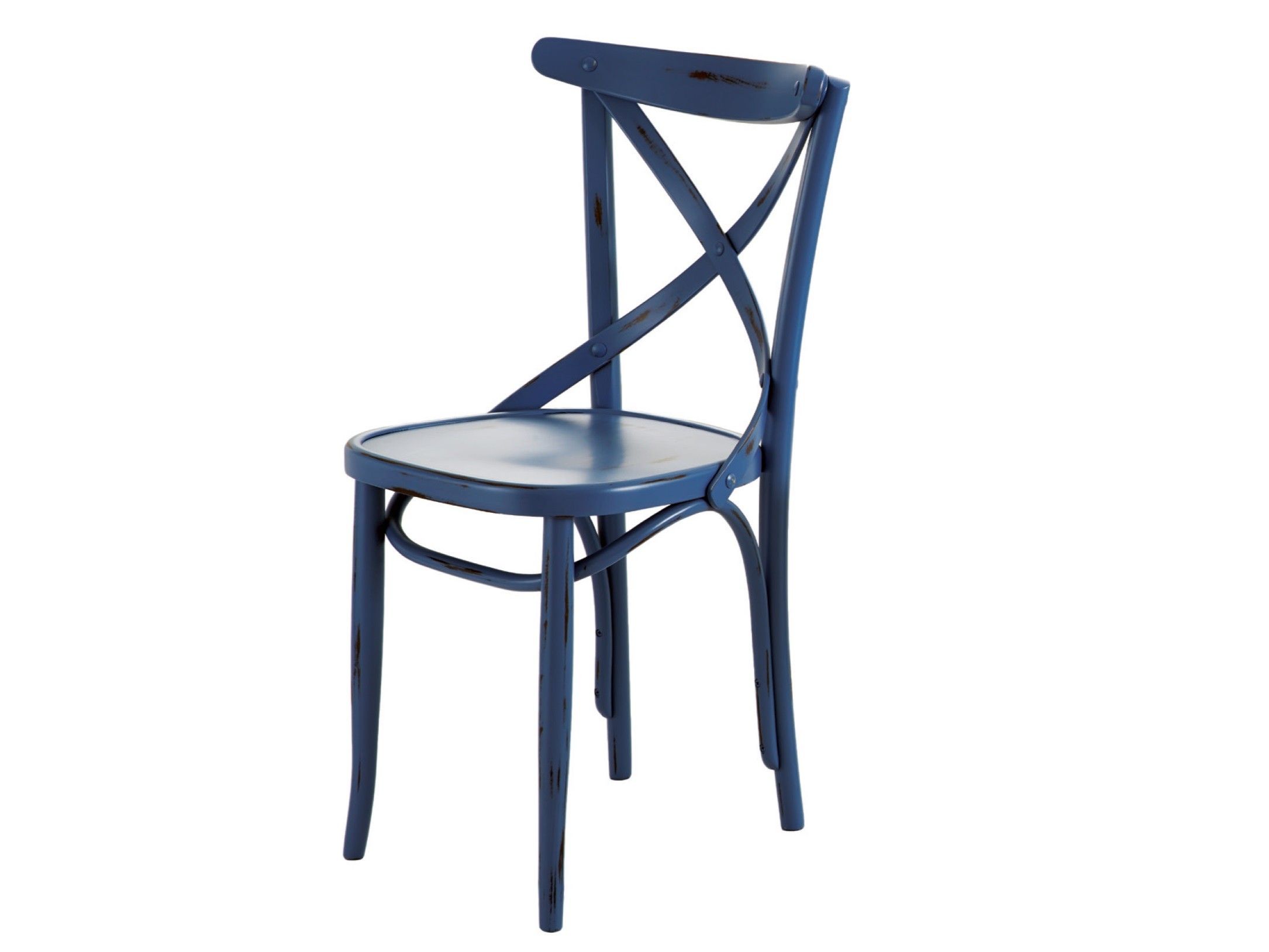 Стул из бука с открытой спинкой XLINE Аквамарин ARCH-00077411 - Вид №1