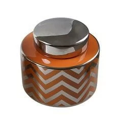 Ваза металлическая маленькая 16,5 см "Геометрия" UNICO ДИЗАЙНЕРСКИЕ 255383 Оранжевый