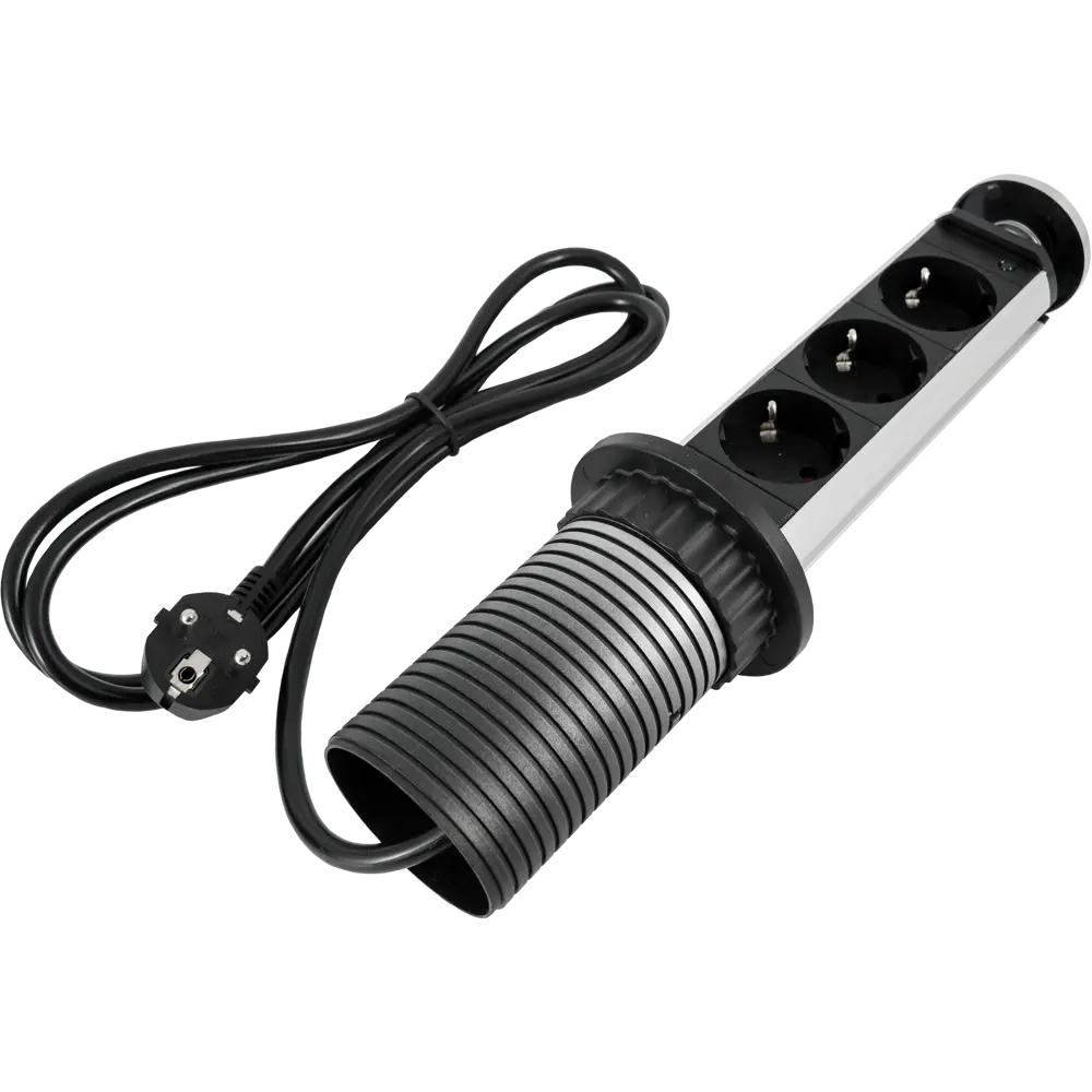 Skybeam Выдвижная розетка для столешницы — 3 гнезда с заземлением 82345959 STLM-0025034 - Вид №1