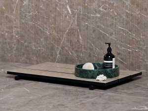 Мраморный прямоугольный поддон для душа