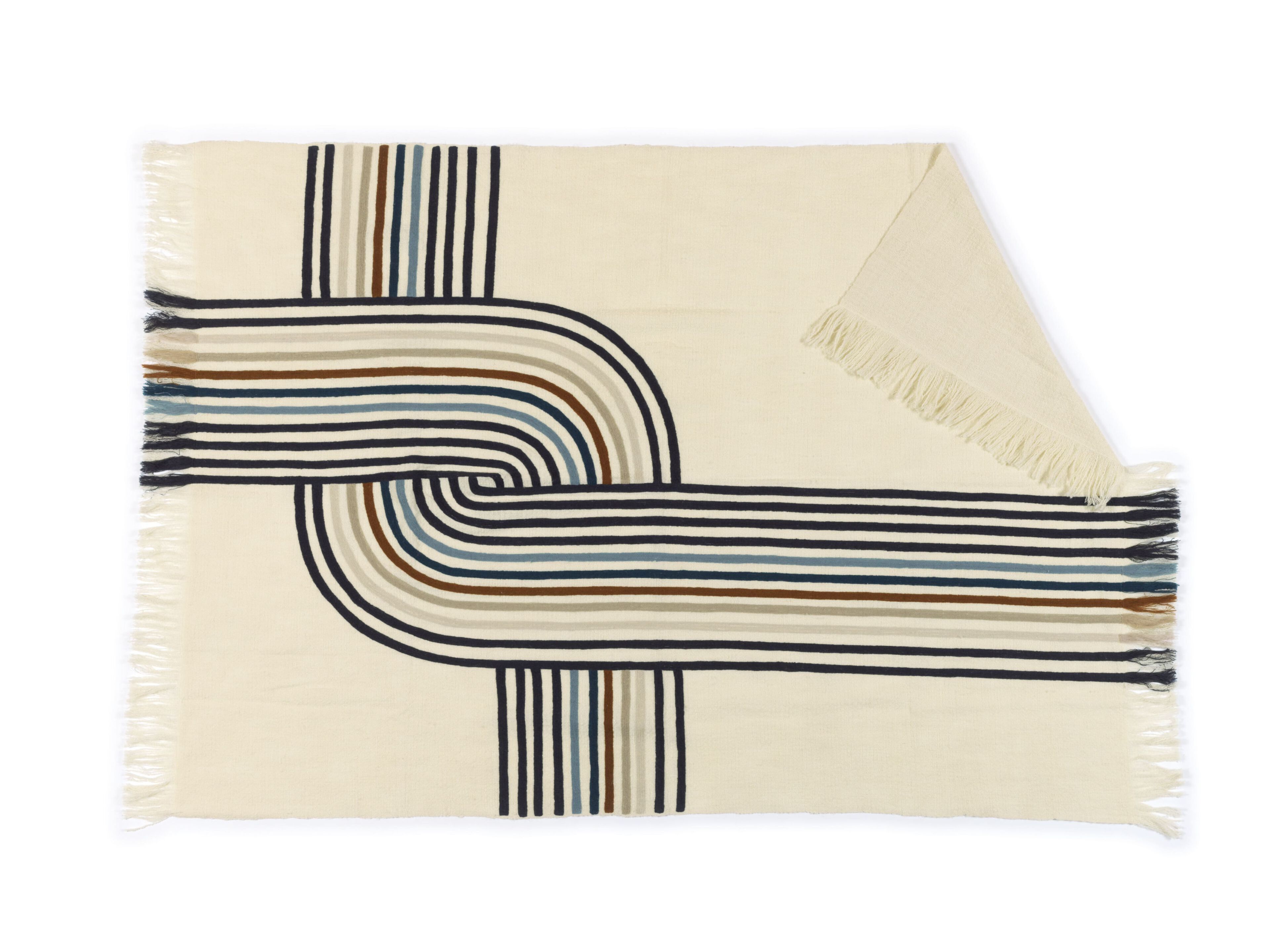 Шерстяной полосатый плед Élitis BETTY ARCH-00148146 - Вид №2