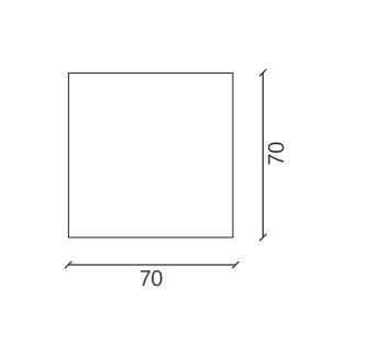 Прямоугольный журнальный столик из массива дерева Devina Nais ARCH-00094751 - Вид №3