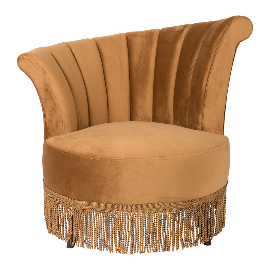 Кресло Flair золотисто-коричневое Dutchbone 3100052 - Вид №1