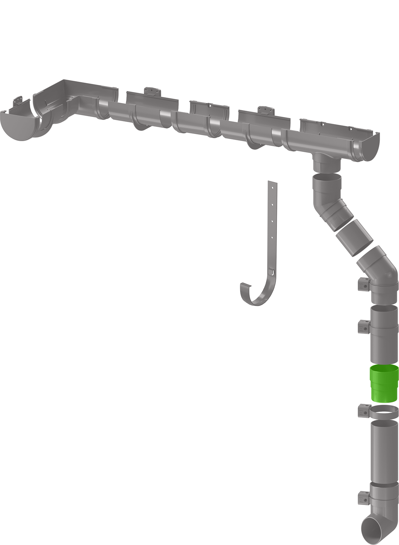 81930136 Муфта соединительная Dacha 80 мм коричневый STLM-0014100 DÖCKE  - Вид №1