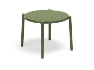 Цельный журнальный столик из стекловолокна с круглой столешницей