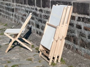 DVELAS Складное кресло из ткани для парусов