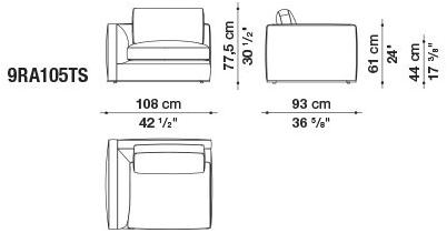 B&B Italia Диван из ткани Richard sun-id-1429934 - Вид №6