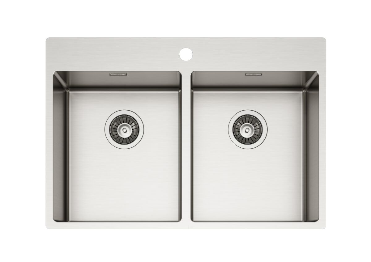 Раковина из нержавеющей стали с 2 чашами TASCA Asolo ARCH-00093077 - Вид №1