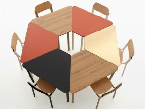 Manerba Модульный стол-трапеция Easy U2200f127/u2200f128