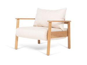 Садовое кресло из тикового дерева с подушками Sunbrella