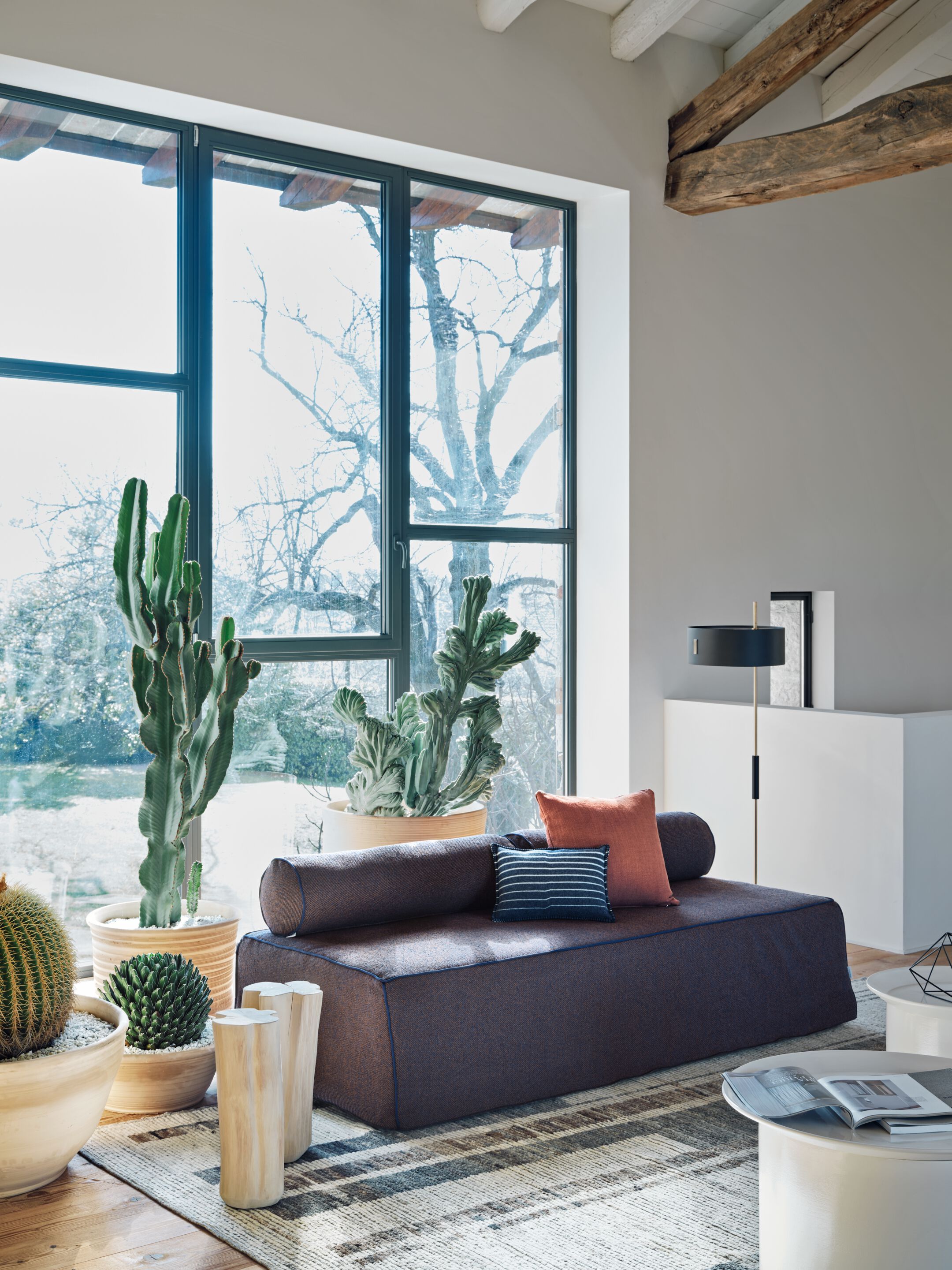 Раскладной диван-кровать из ткани Gervasoni Beds ARCH-00146937 - Вид №1