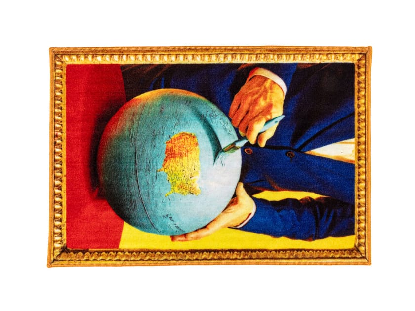 Полиэстер прямоугольный коврик для ванной Seletti Seletti wears Toiletpaper ARCH-00103723