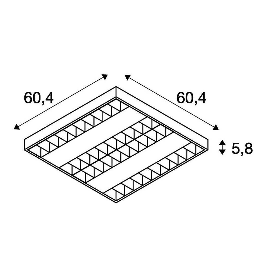 Потолочный светильник светодиодный белый Rasto 158931 SLV RASTO LED 00-3890493 Белый  - Вид №1