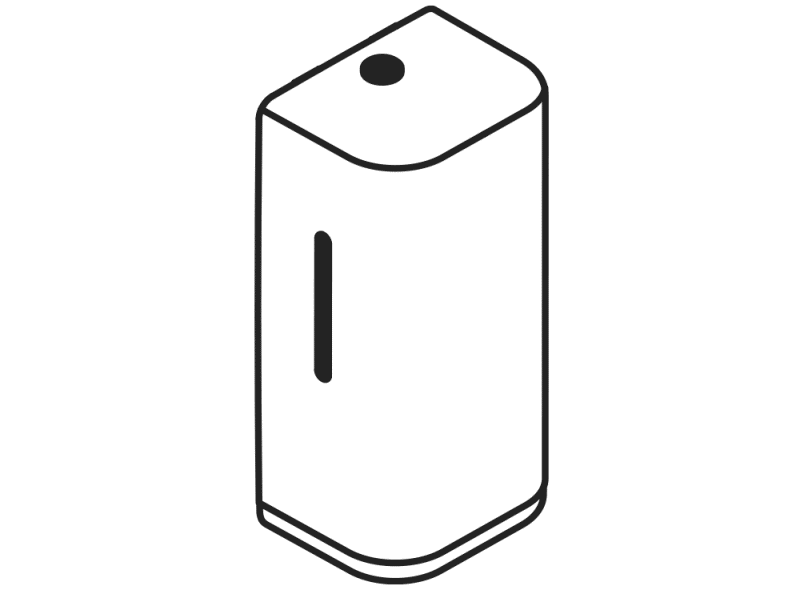 477.06.10198 Дозатор для жидкого мыла HEWI Serie 477/801  - Вид №19