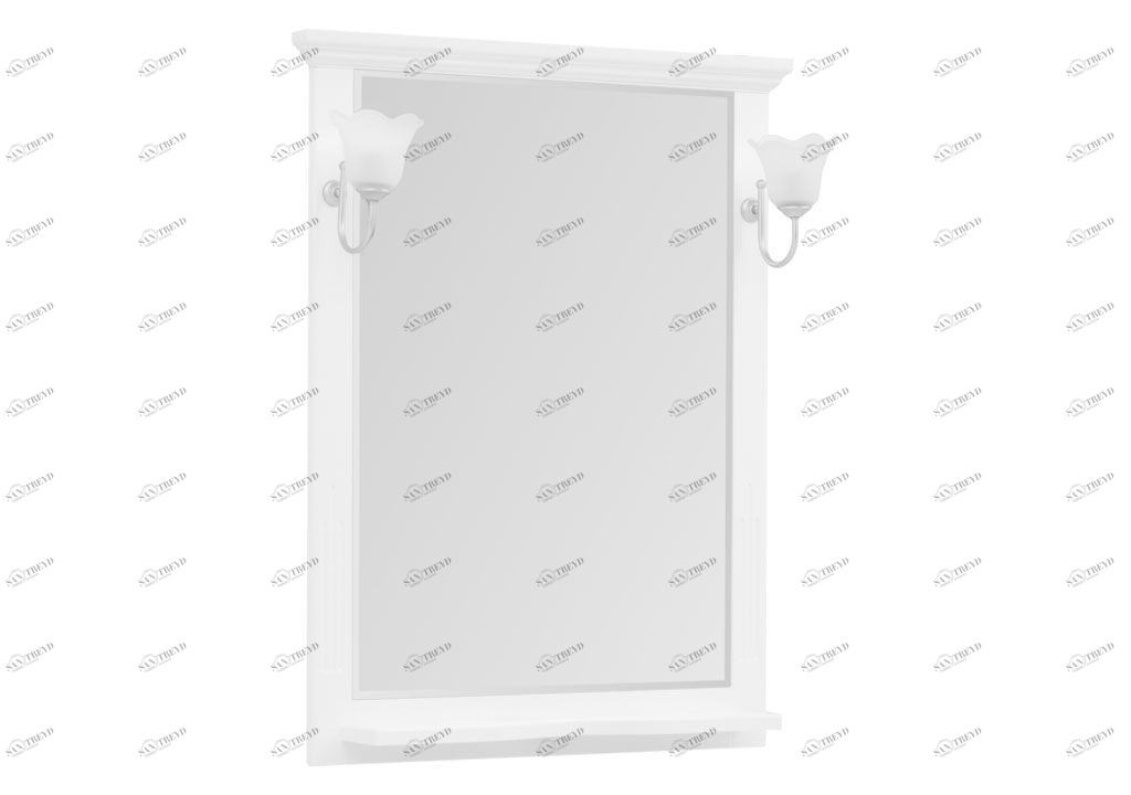 Зеркало Aquanet Лагуна 75 белый 00175306