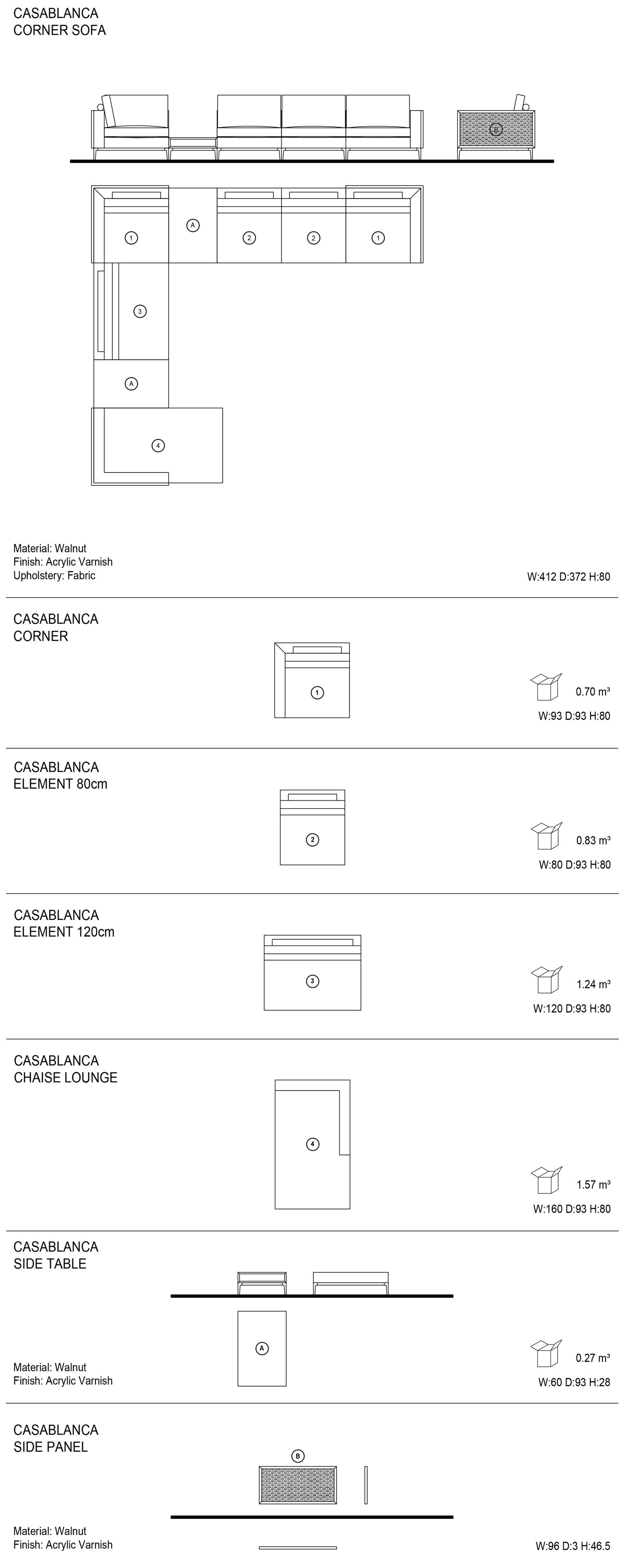 Угловой диван из ткани Mobi Касабланка ARCH-00112895 - Вид №2