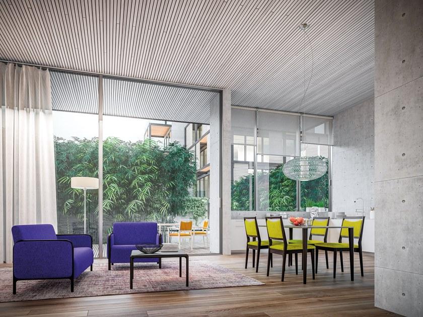 PIAVAL Штабелируемый тканевый стул с подлокотниками Spring | health & care 51-16/7 - Вид №5