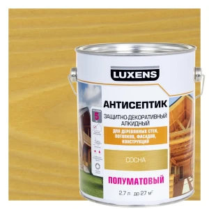Антисептик алкидный Luxens для защиты древесины 2.7 л - Сосна 89348783