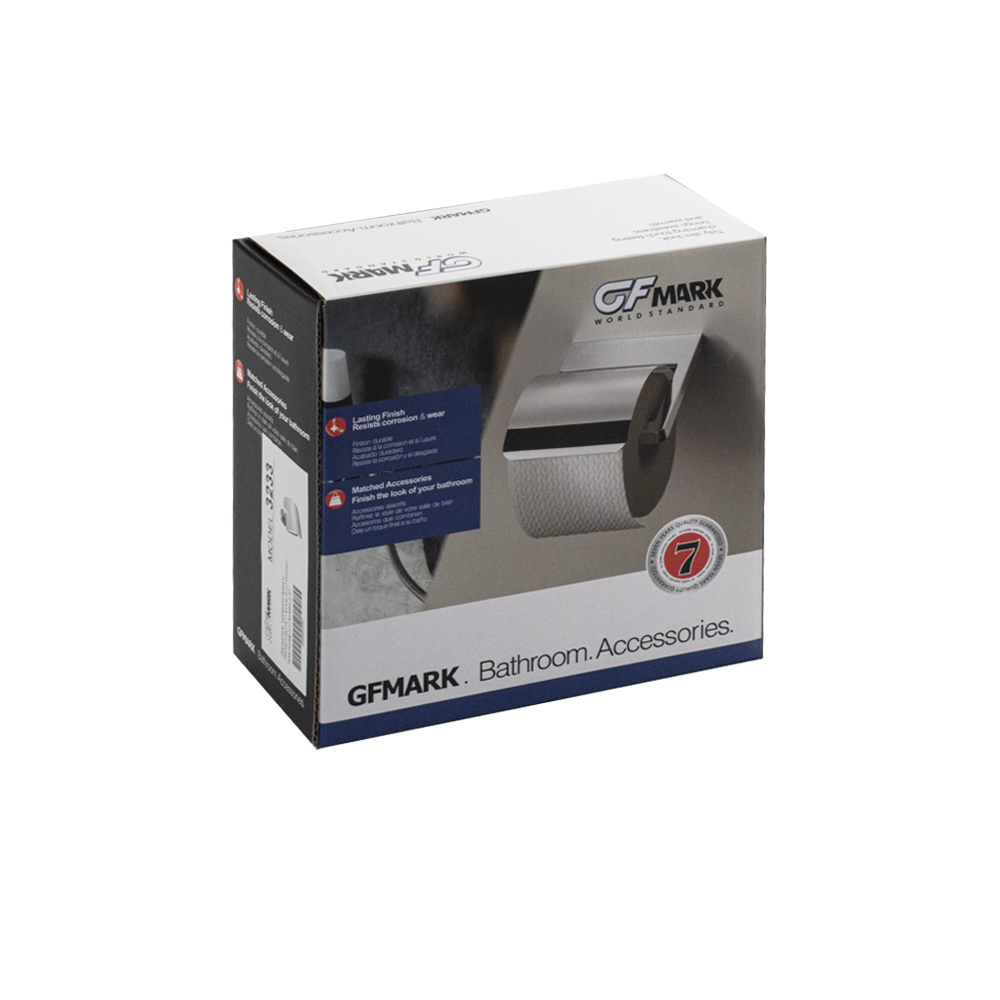 GFmark - Держатель туалетной бумаги с экраном, с БЕЛОЙ МОЗАИКОЙ, код: 3233  - Вид №1
