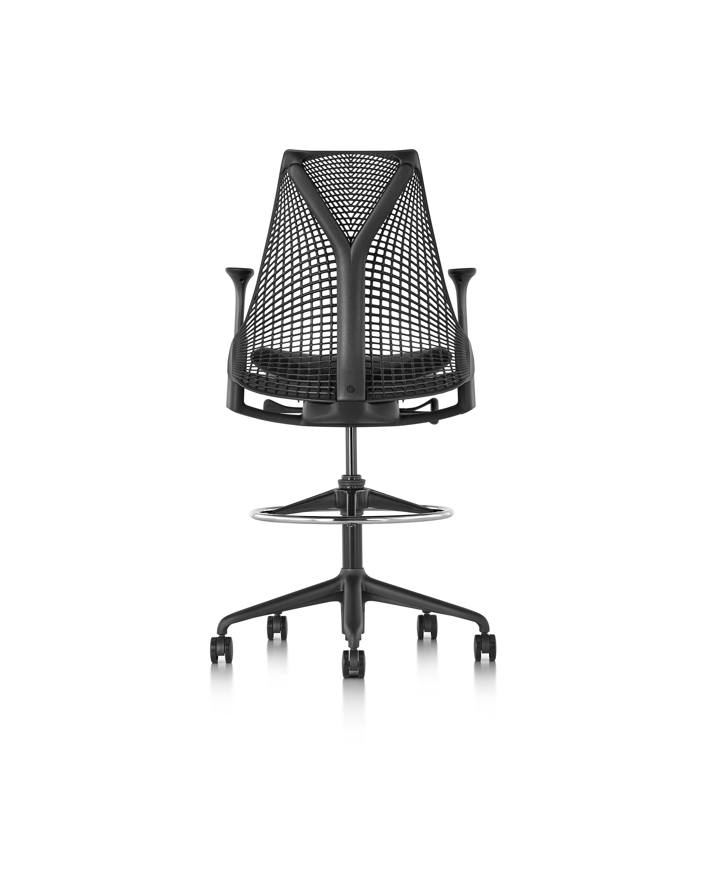 Эргономичный поворотный офисный стул с подлокотниками Herman Miller Sayl ARCH-00018629 - Вид №3