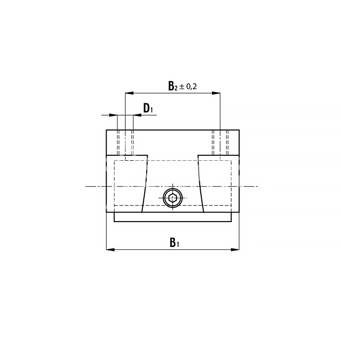 IS573 Линейный подшипник в сборе с корпусом TBR25-UU ISKRA  - Вид №2