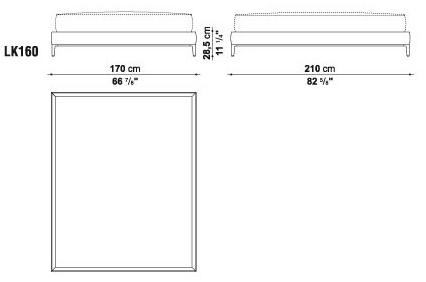 Maxalto Двуспальная кровать в коже Erik sun-id-1407399 - Вид №6