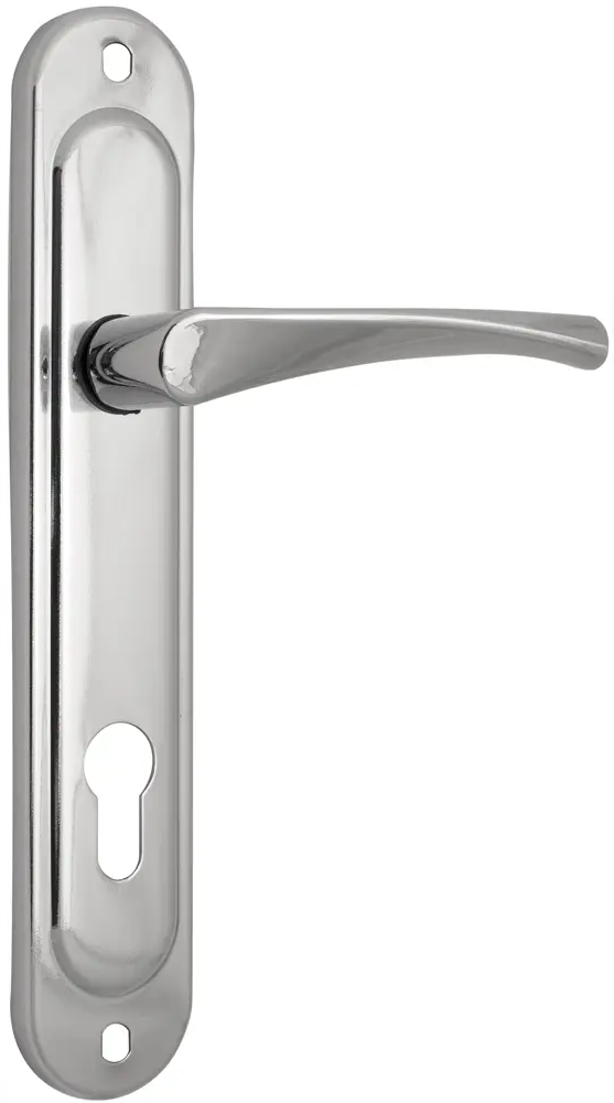 ЗЕНИТ ЗВ4-85.3 Врезной замок с усиленной ручкой, хром 82490865