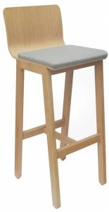 Askia Деревянный табурет со встроенной подушкой Version 3