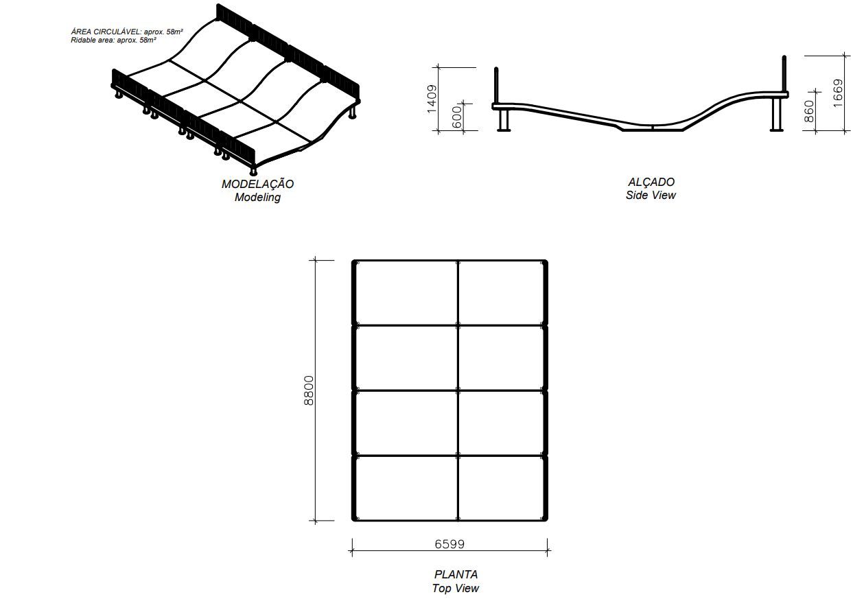 Бетонная спортивная рампа amop Suba Ramps ARCH-00035844 - Вид №23