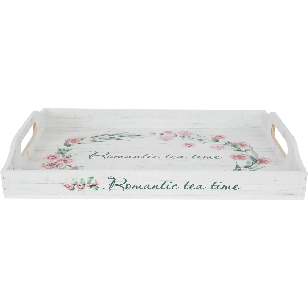 Поднос прямоугольный Розалия 41x28 см фанера цвет белый 82853278 STLM-2086703 Santreyd  - Вид №3