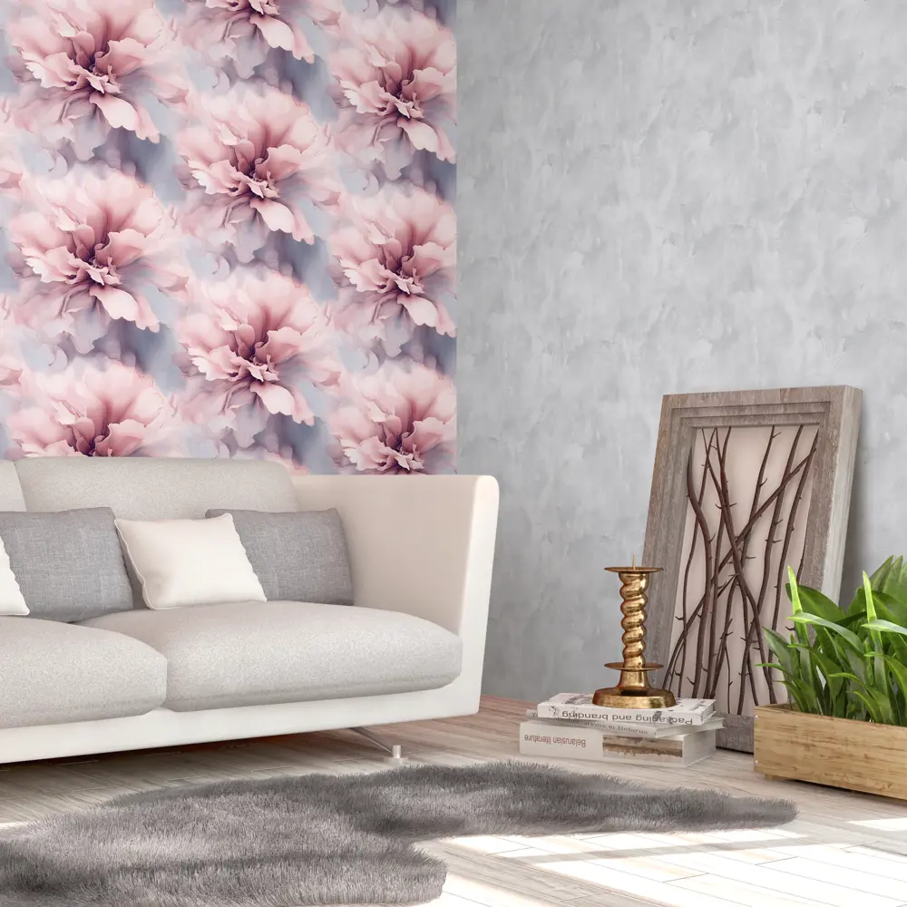 Флизелиновые обои Victoria Stenova Primadonna темно-серые 1.06 м 89395979 STLM-1538471 - Вид №4