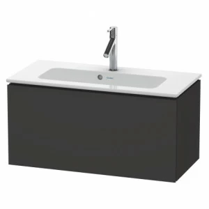 LC615708080 Тумбочка подвесная компакт L-Cube #LC6157 820 x 391 мм Graphit Super Matt