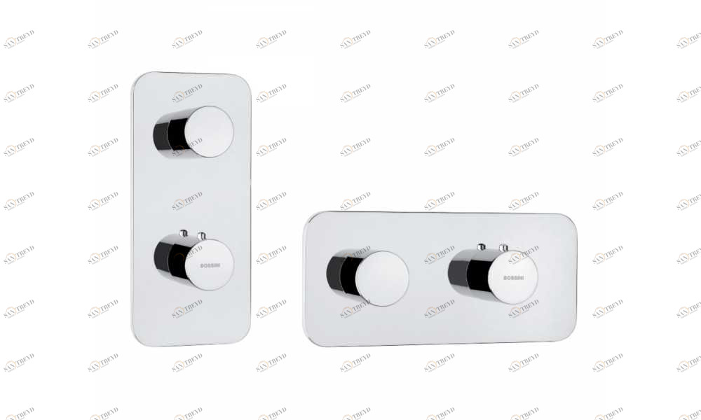 Z031202 + Z030205 000 Смеситель & запорный кран Oki 2 Outlets (with Diverter) HP BOSSINI 