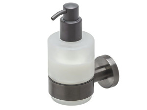 Стеклянный настенный дозатор мыла