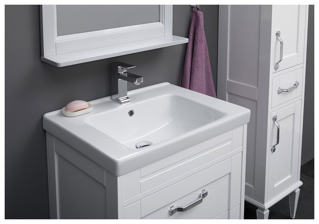 Зеркало Aquanet Денвер 65 белый 00199212 - Вид №5