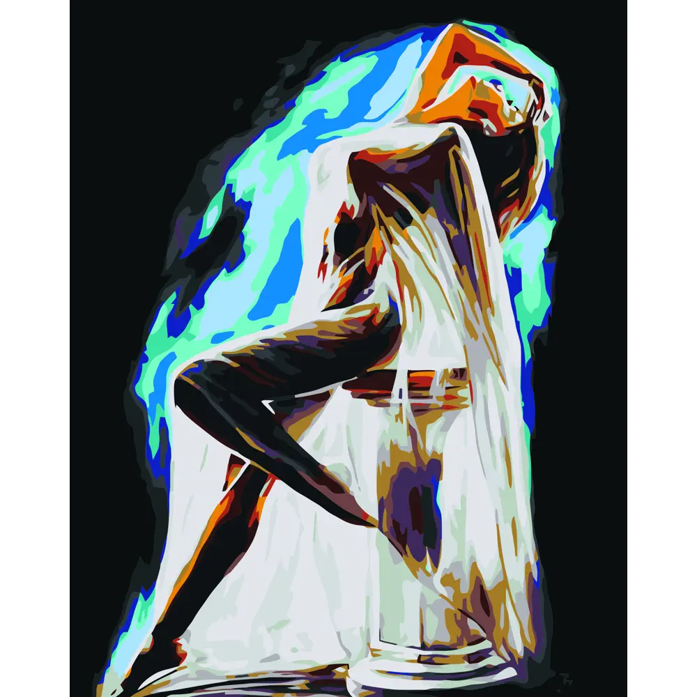 Картина по номерам Балерина 40х50 см FBRUSH STLM-2088130